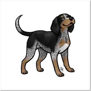 Dog - Bluetick Coonhound - Blue and Tan Posters and Art